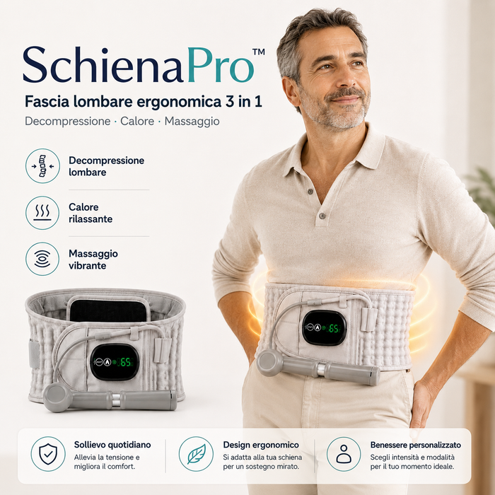 SchienaPro™– Fascia Lombare 3 in 1